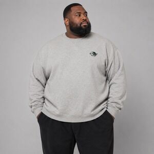 Vintage Rainforest‎ Cafe Sweatshirt Mens 2XL Gray Souvenir Crewneck Embroidered